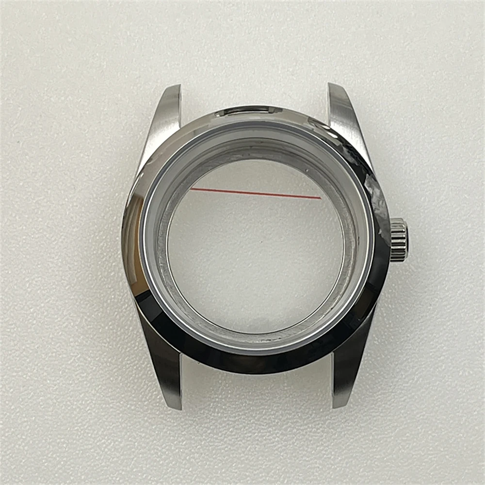 36mm Couple Sapphire Waterproof Glass Steel Case For NH35A/NH36/4R35A/4R36A Movement Watch Mod Pats