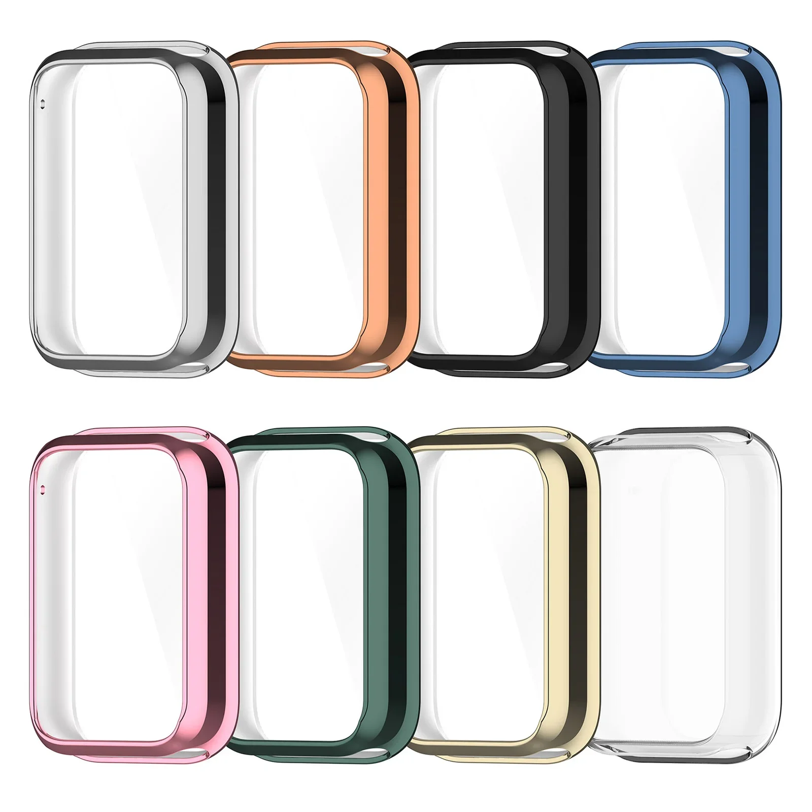 Funda protectora completa para reloj inteligente Xiaomi Mi Band 8 Pro, Protector de pantalla de TPU suave, accesorios activos