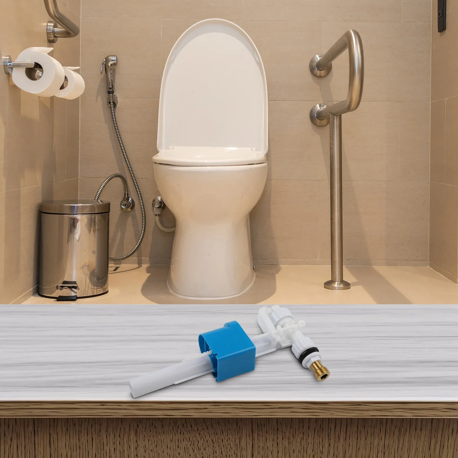 Adjustable Flush Valve Brass Toilet Inlet Toilet Installation Brass Connectors Adjustable Water Control Valve Installation Kit