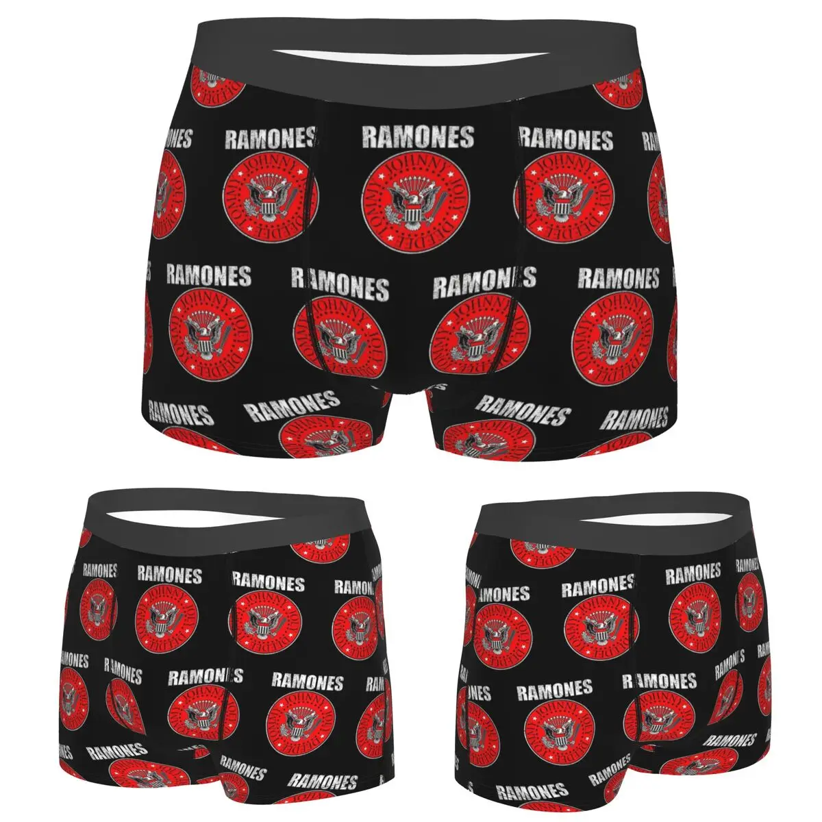 

Boxer Underpants Shorts The Ramone Merch Panties Men's Soft Underwear for Homme Man Boyfriend Gifts