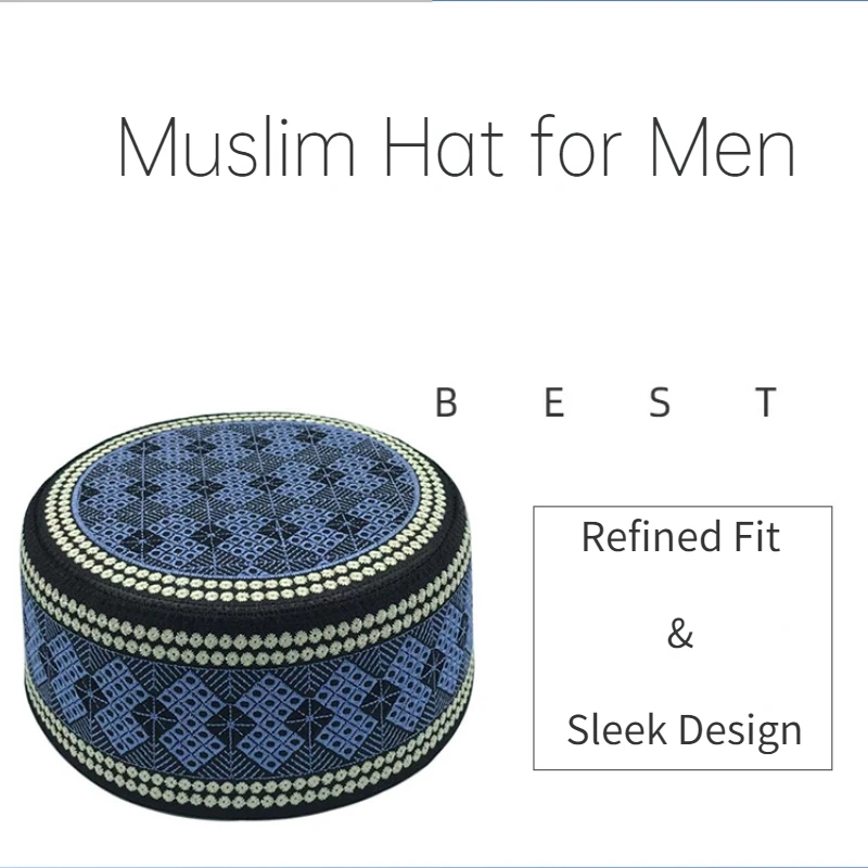 2024 New Tax Products Turkey Prayer Hat Muslim Men Clothing Saudi Men\'s Hats Yarmulke Kipa Kufi Turkish Bonnet Homme Islamic Cap