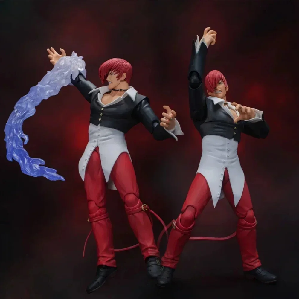 19cm The King of Fighters Iori Yagami Anime Game Figure THE KING OF FIGHTERS \'98 Kyo Kusanagi Action Figure Model Doll Toys Gift