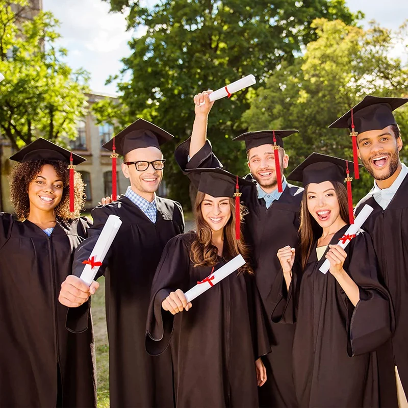 20 peças graduação borla boné de formatura acadêmica borla 2022 jóias de ouro 2022 acessórios de formatura