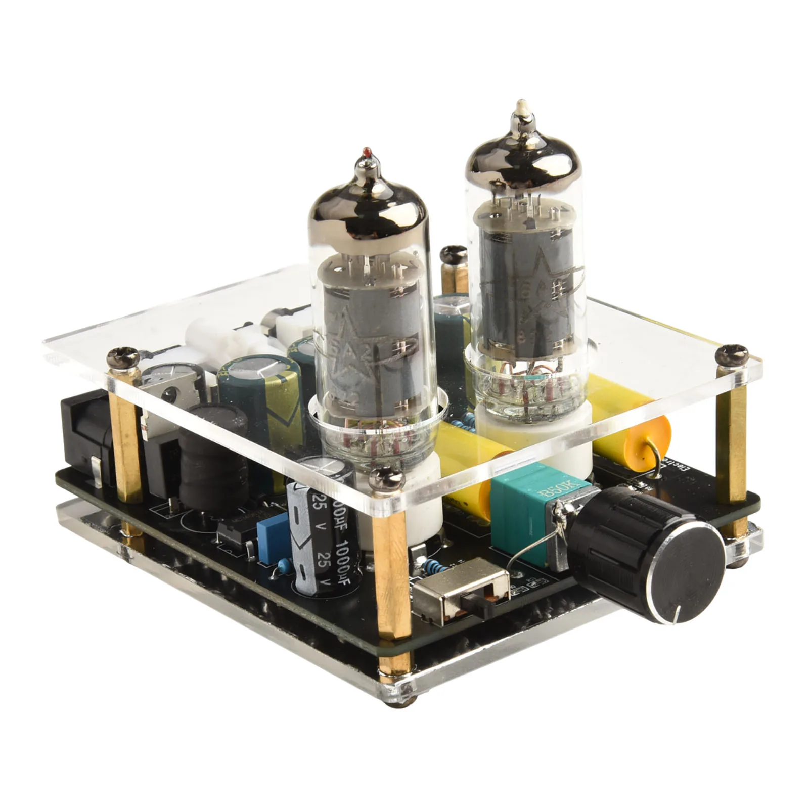 6A2 Tube Preamp For Hifi Preamplifier Board For Home Theater Audio DIY Kit With 6J1 6J3 6K4 Valve Socket DC12V