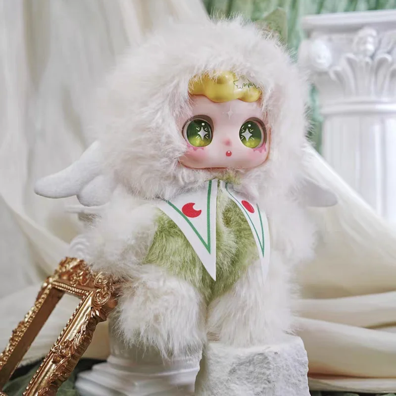 

KAWAII Lost-Spell Series Plush Blind Box Cute Stuffed Angel Animal Bunny Doll Figure Desktop Ornament Collectible Toy Girl Gift