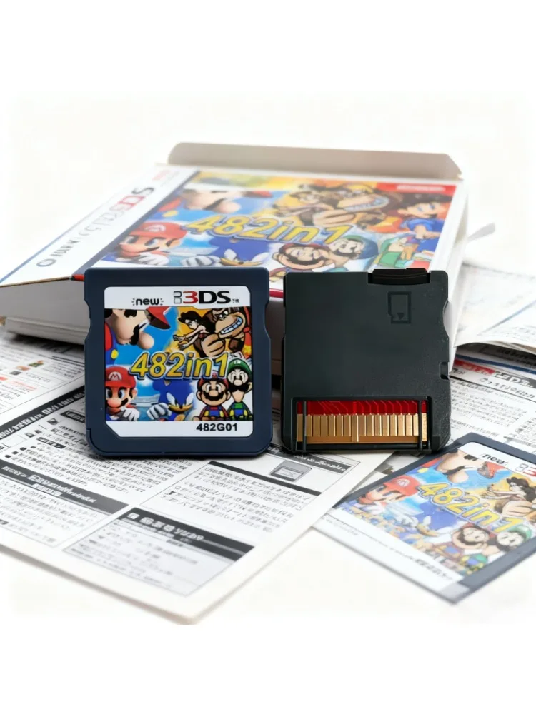 482-in-1 compilatie DS NDS 3DS 3DS NDSL Game Cartridge-kaart Videogame Handheld Player Game Card (R4-kaart) - afbeelding 2