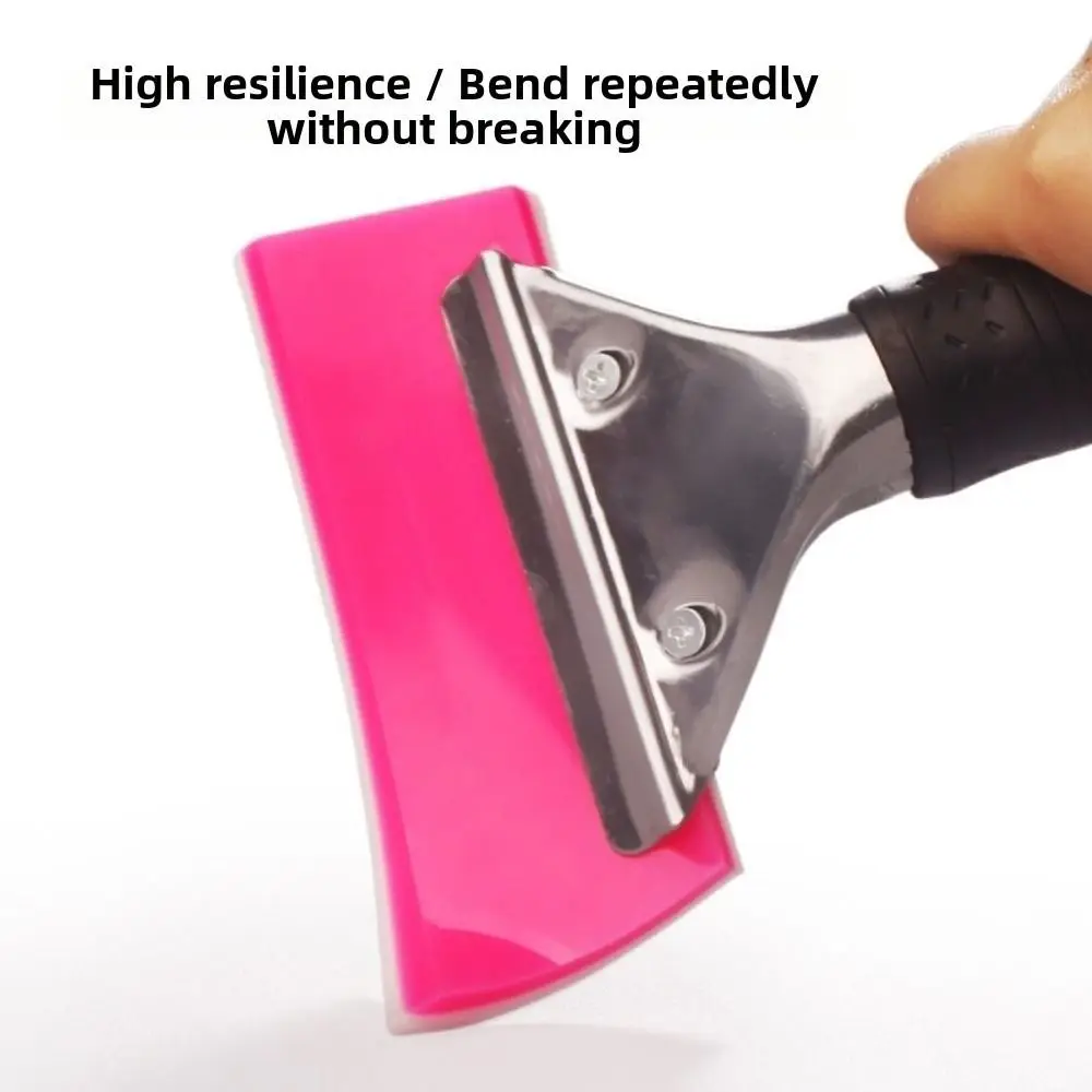 Stainless Steel Handle Car Window Tint Squeegee Replaceable Insert Oxford Rubber Vinyl Wrap Squeegee Professional Grade