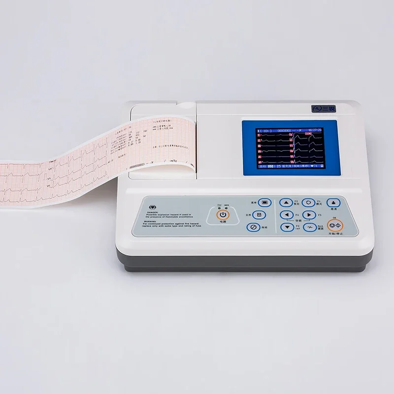 

ECG2303/3303/3306/3312 portable three-channel, six-channel, twelve-channel 12-lead ECG machine