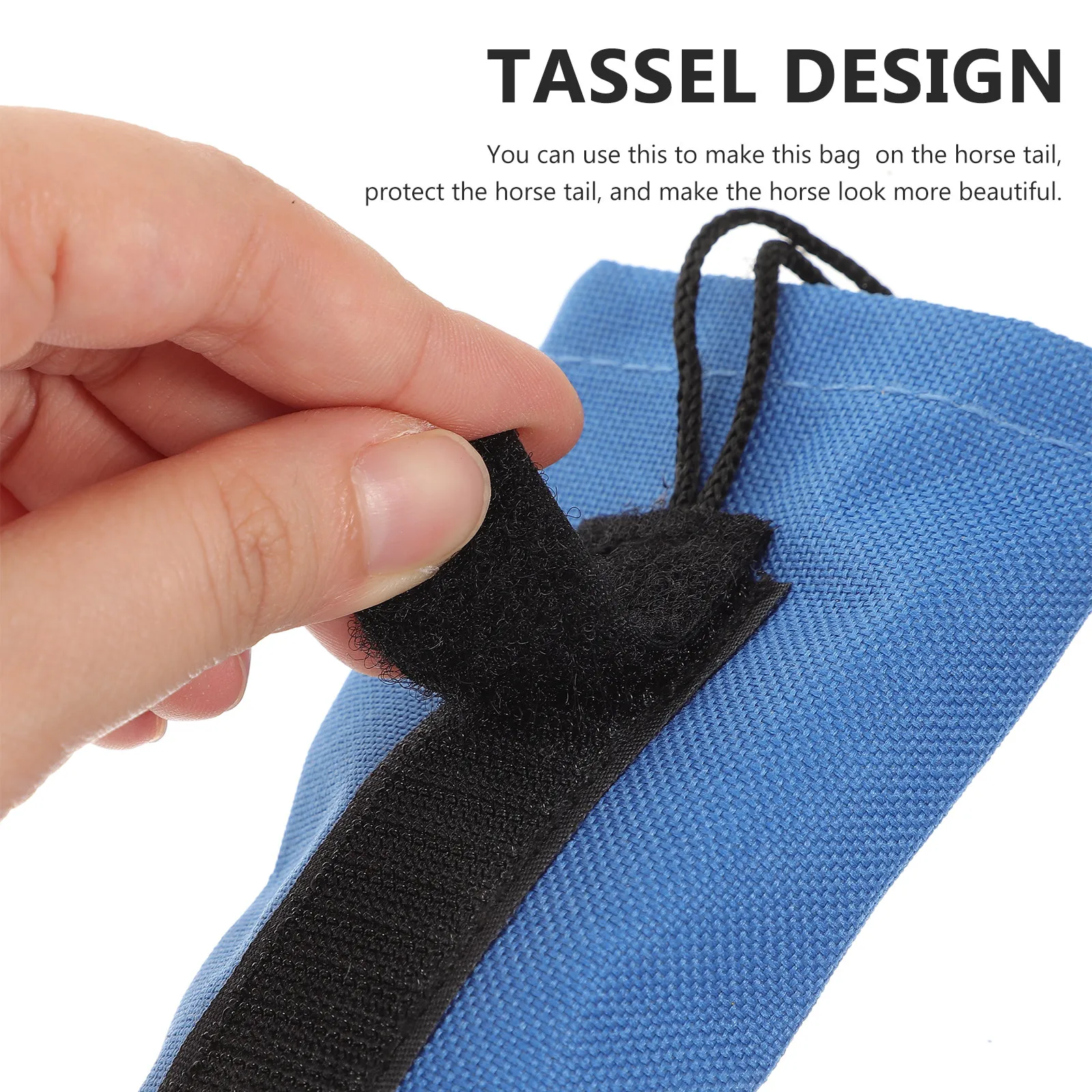 Tail Protector for Horse Non-Woven Fabric Horse Tail Bag Multi-Functional Grooming Tool Protective Decorative Farm Equipment