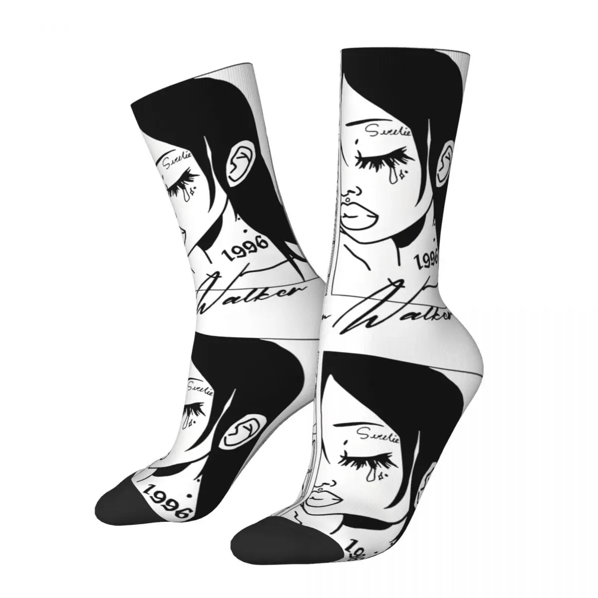 Crazy compression Most Important Love You More Gifts Sock for Men Vintage Megan Thee Stallion Quality Pattern Crew Sock Novelty