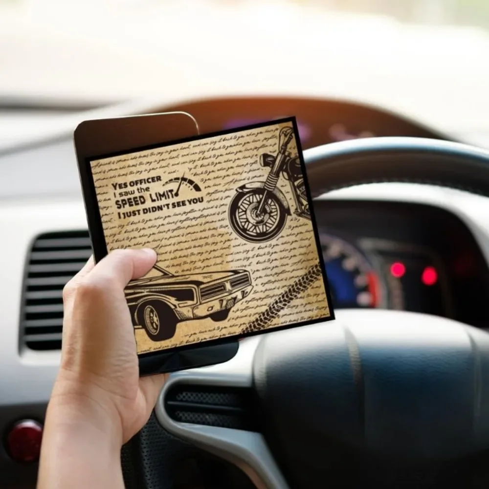 1pc Retro Transportation Clear Stamps for DIY Scrapbooking Road Signs Car Motorcycle Silicone Clear Stamp Seals
