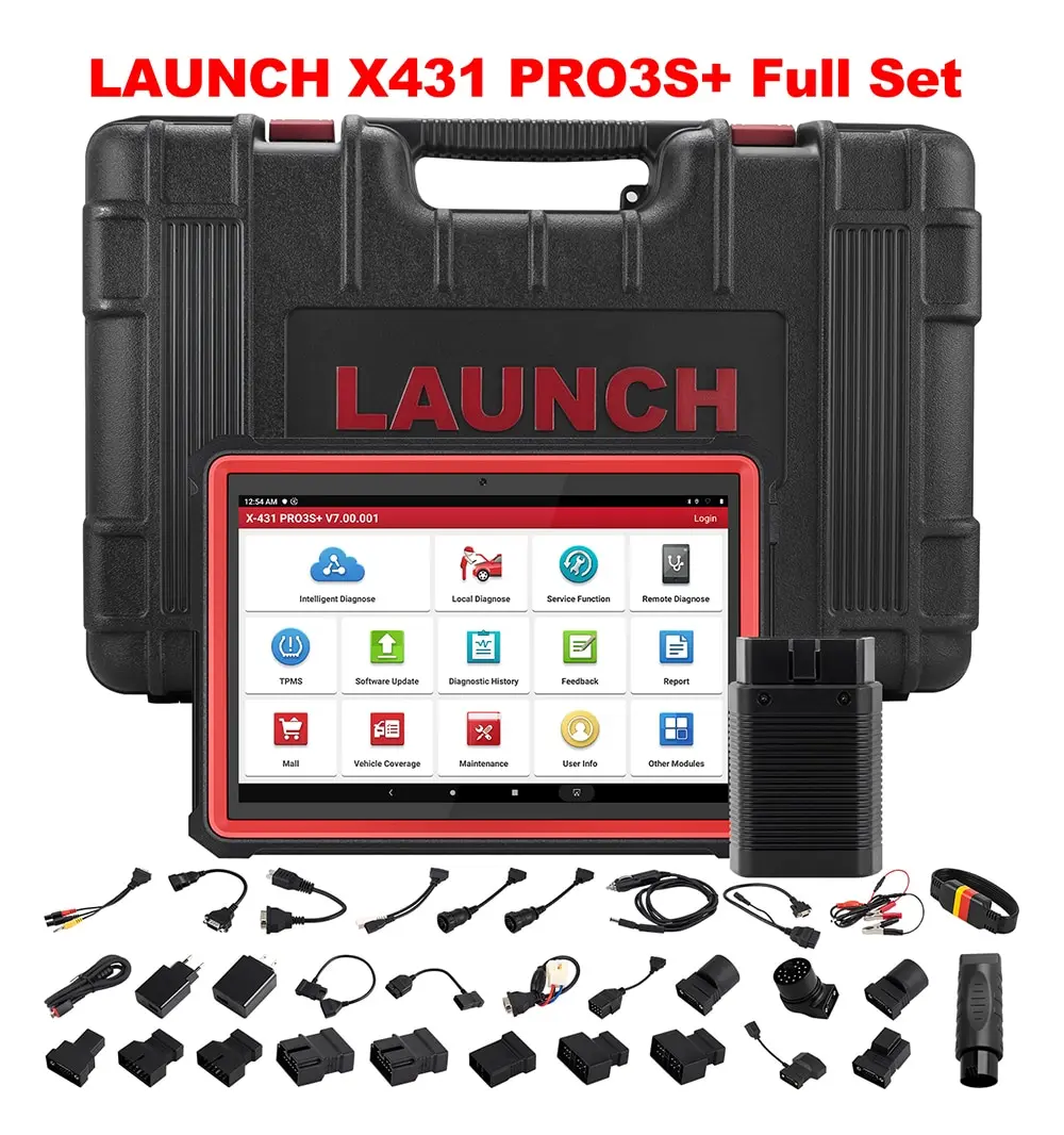 2023 Newest LAUNCH X431 PRO3S+ Bi-Directional Scan Tool with 31+ Reset Service / ECU Coding / AutoAuth FCA SGW