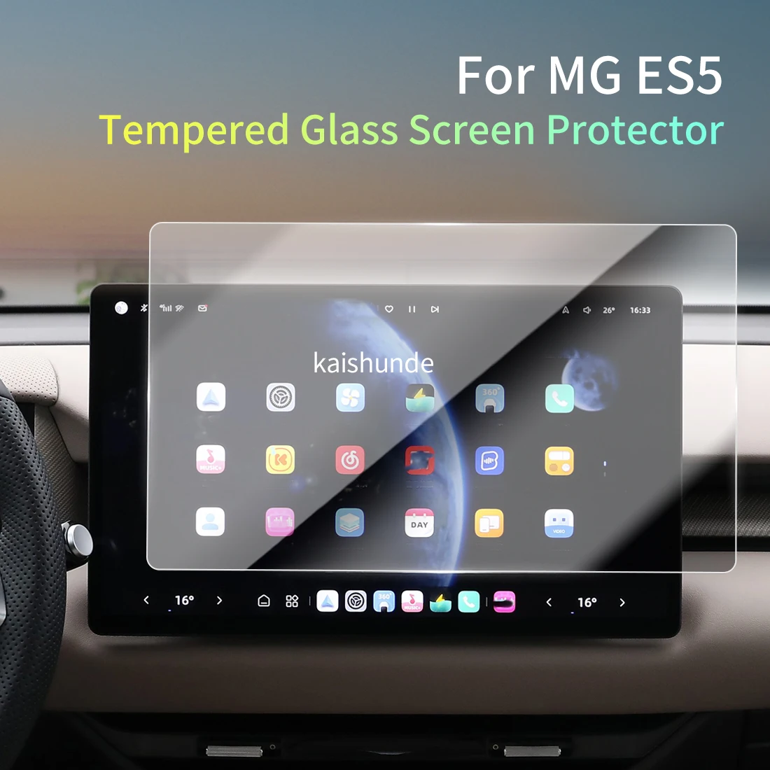 

Car Stickers Meters Protector For24 MG ES5 Tempered Glass Protective Film Display Navigation Vehicle