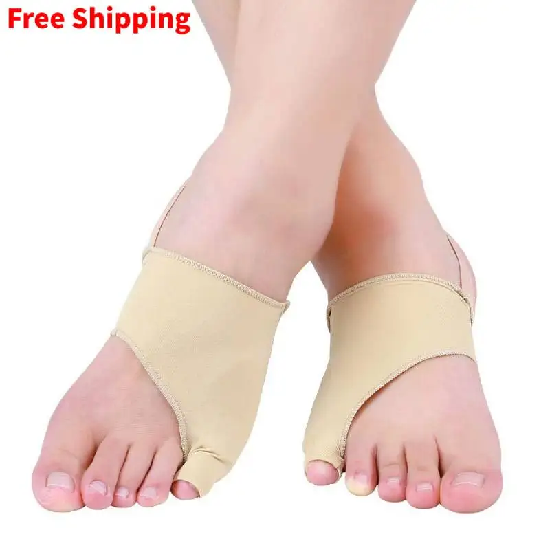 2Pcs=1Pair Soft Bunion Corrector Little Toe Orthopedic Splint Hallux Valgus Overlapping Straightener Foot Care Pedicure Tool