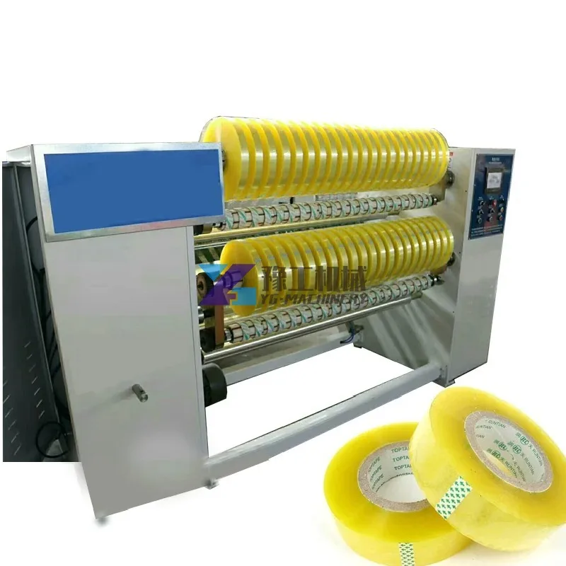 FT-210 selotip selotip otomatis mesin Rewinding Bopp mesin pembuat pita Cello
