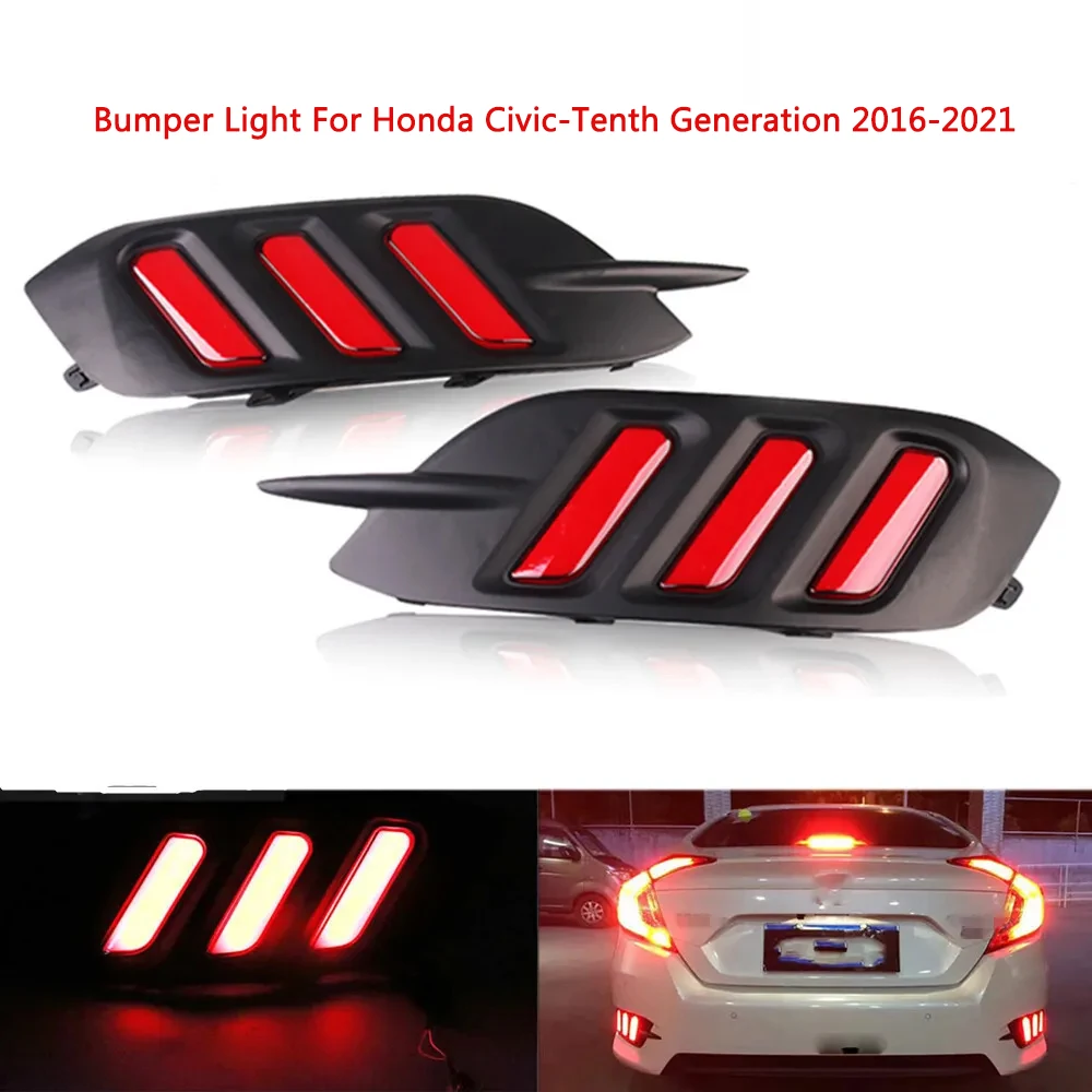 

1 пара, водонепроницаемые задние тормоза для автомобиля Honda Civic 2016-2021
