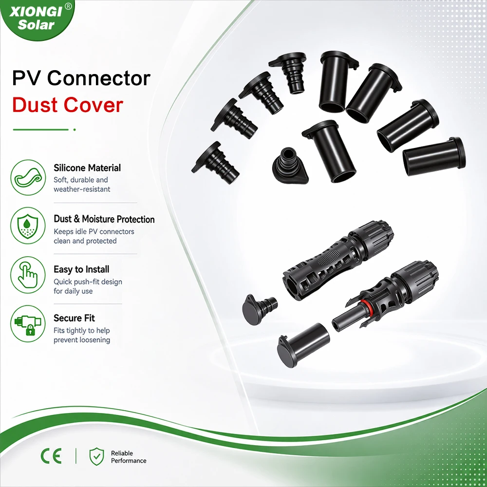 1/5/10/20/50 Pairs Solar PV Connector Dust Cap Plastic Dust Caps for Stecker Kit Cable Smart Cover