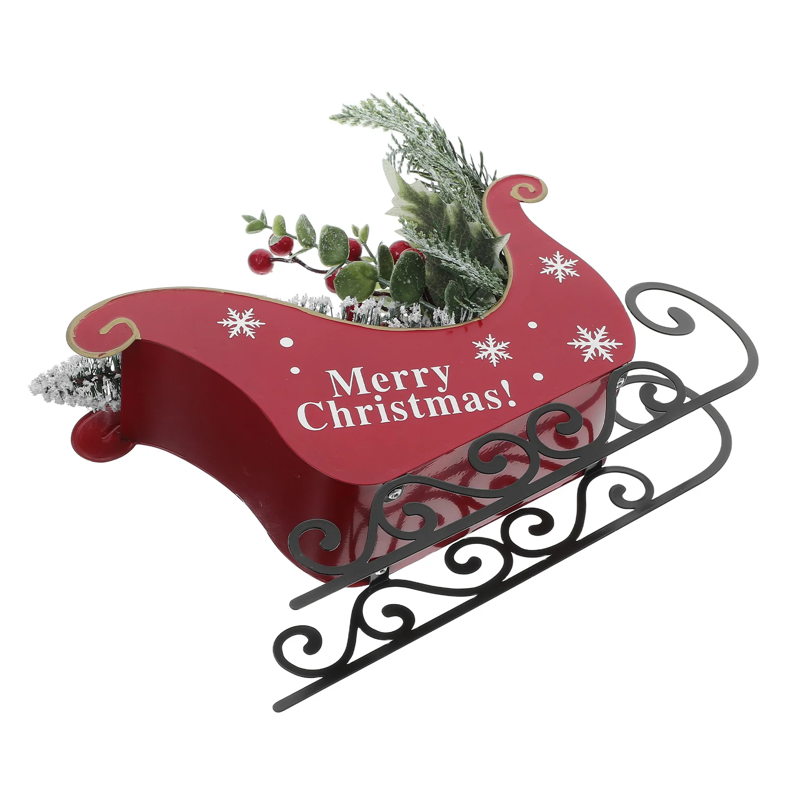 

Christmas Sleigh Decoration Xmas Table Festive Home Decor Desktop Xmas Sign Holiday Adornment Christmas Ornaments