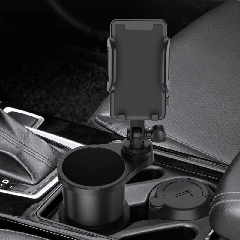 Car Cup Holder Mount Expander with Car Cell Phone Holder 360 Rotation Cup Holder Expander Smartphone Auto Interior Accessories