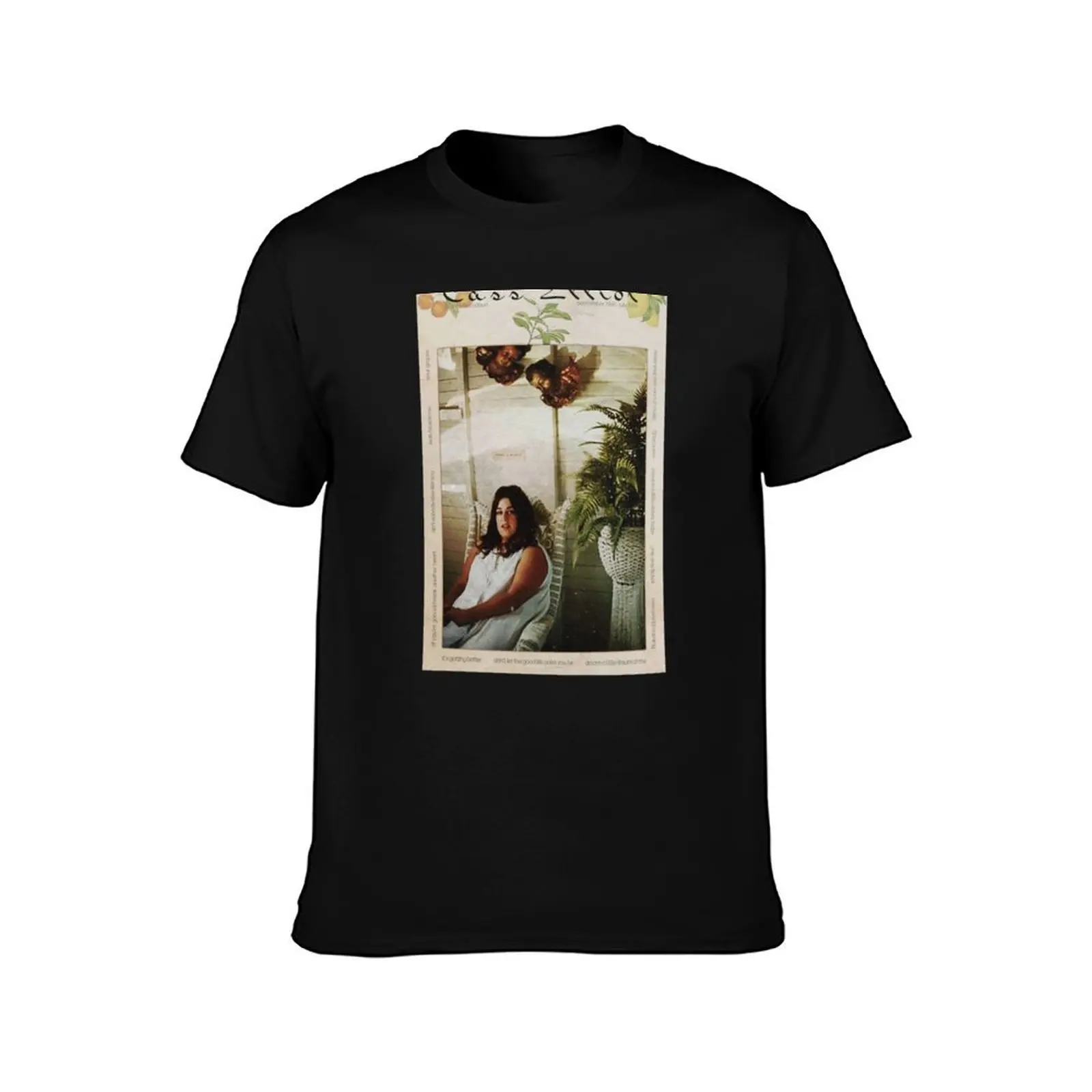 mama cass elliot vintage 70s mamas and the papas fruit leaves T-Shirt cotton t shirts man 100% T-Shirt