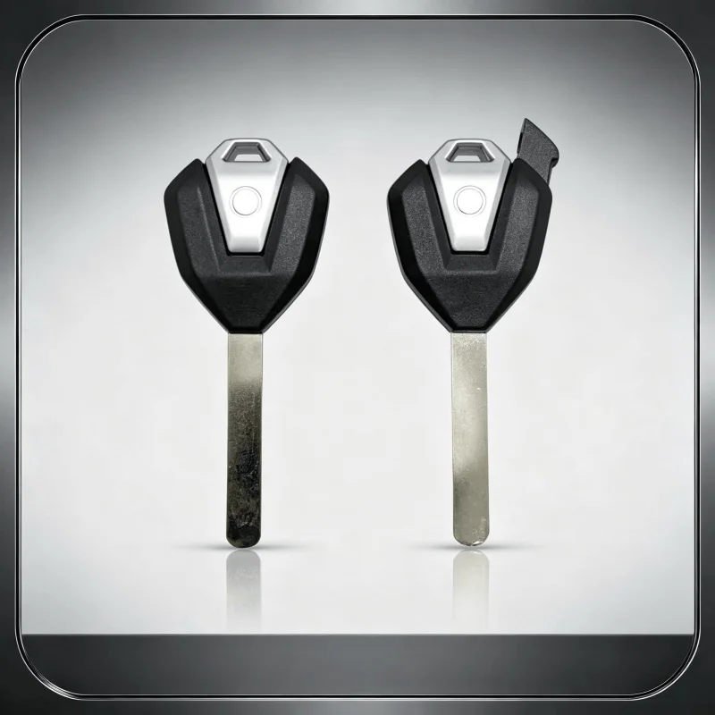 Motorcycle Uncut Blank Replacement Key Removable Chip Housing for CFMOTO Motorcycle Key 250SR CLX250 CF450/700/800NK