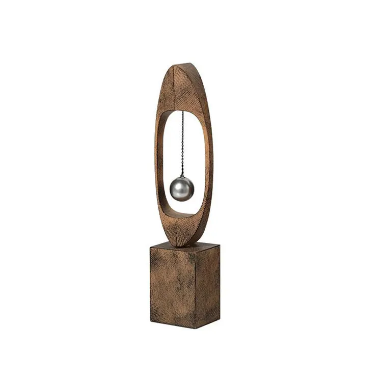 Modern simple and creative swing ball ornament model room hotel living room study bookcase decoration handicraft decoration