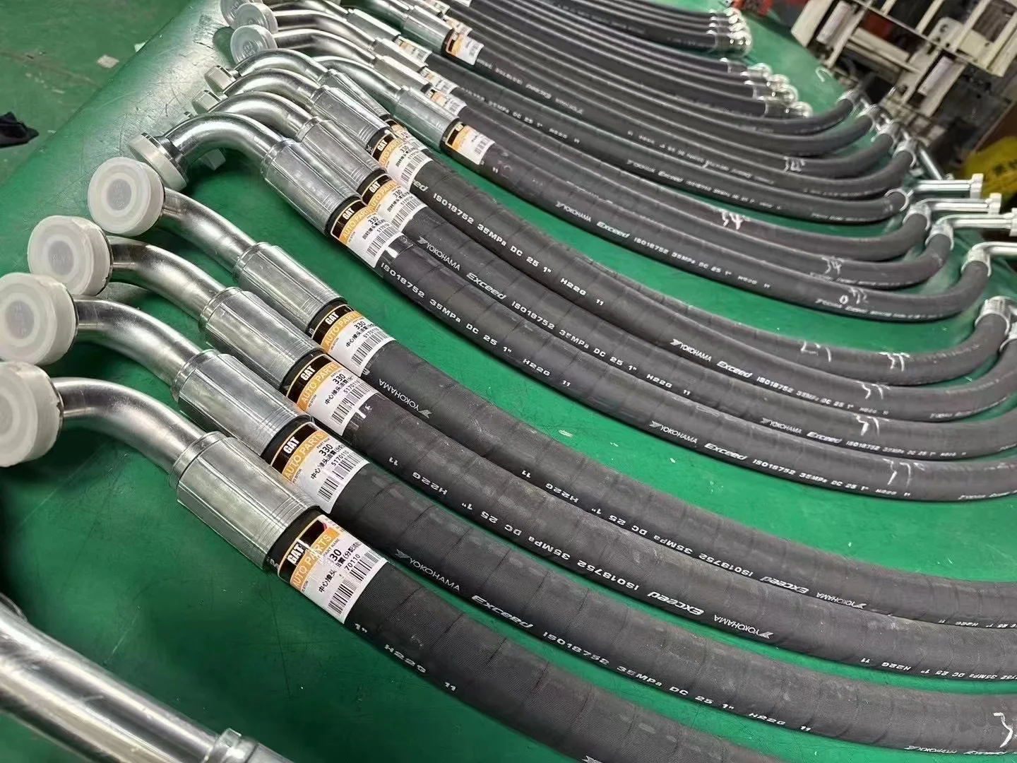 Hydraulic Hoses Kit Hydraulic Pipeline Kit for All Brands for Whole Excavators Full Excavator Auxiliary  Line