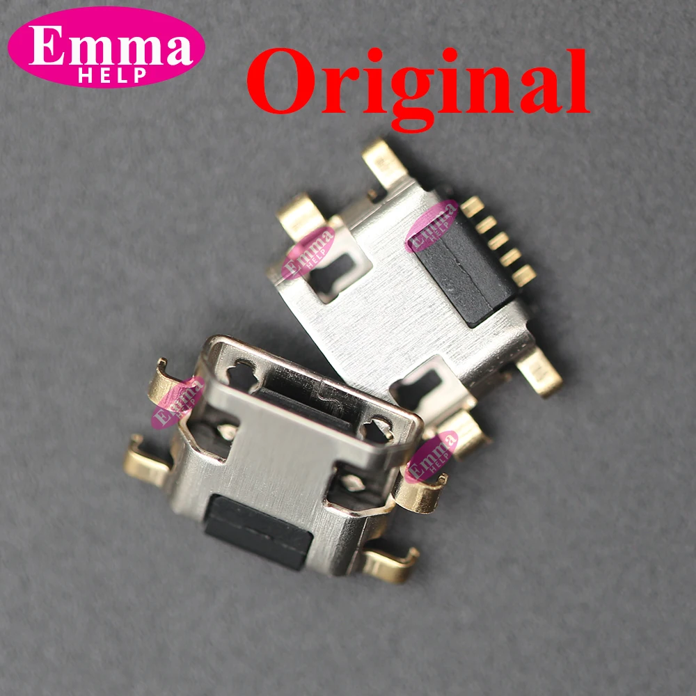 EmmaHelp10un Original Pin de carga para Samsung Galaxy A12 A10s A21s A11 A01Core A02s A03s A04s A04e A 20s A30s A50s A70s A22 A32 5G A31 A21 A51 A71