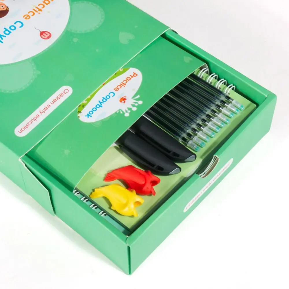 

3D детская книга для рукописного ввода, многоразовая книга для арабской каллиграфии, дизайн канавки с ручкой, тетрадь для письма, студенческая