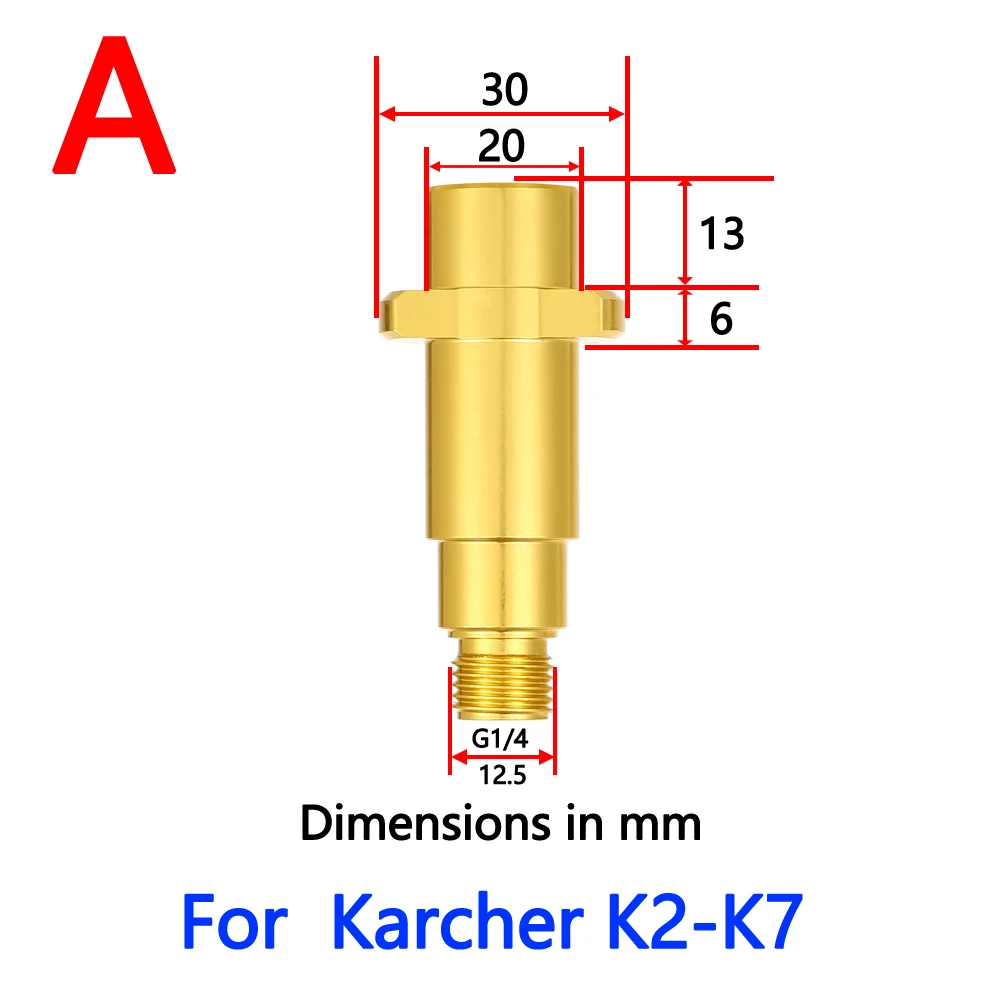 Foam Nozzle Snow Foam Generator Cannon High Pressure Washer Soap Gun Foamer Adapter For Nilfisk Karcher Huter Elitech Bort Bosch