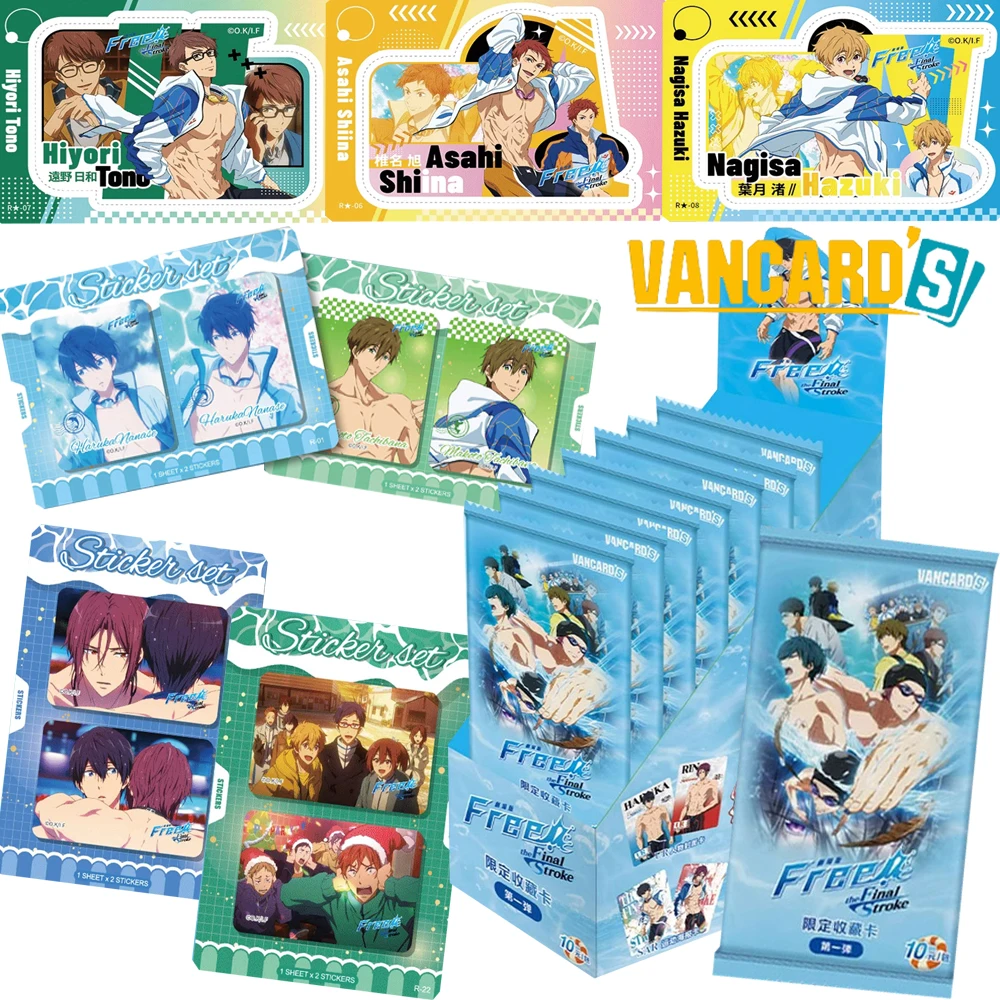 

Genuine VANCARD'S Free!-the Final Stroke Anime Cards Rin Matsuoka Tachibana Makoto Basic Characters Portrait Cards Collect Gifts
