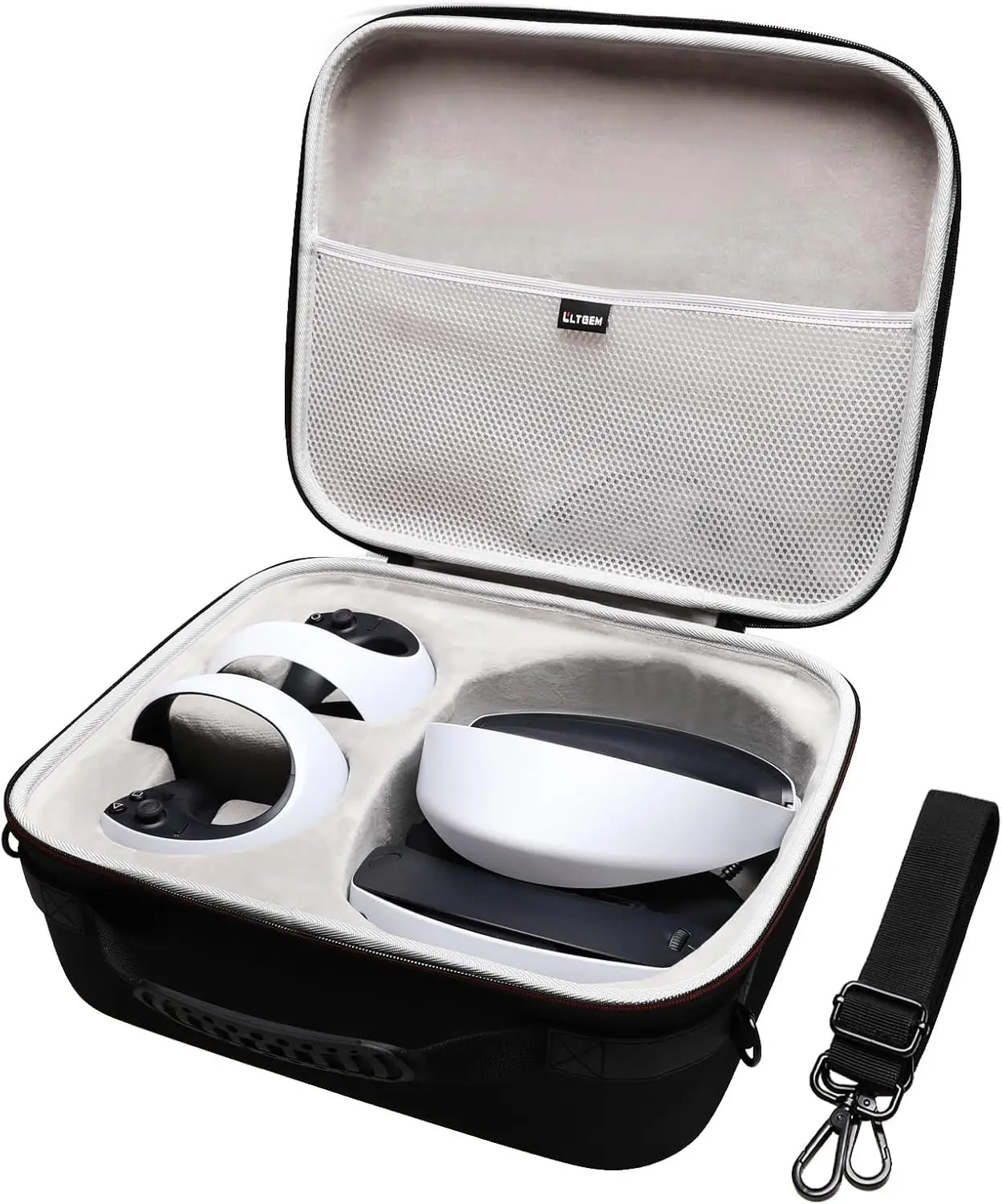 LTGEM Carrying Case Compatible with Sony PlayStation PSVR2 Accessories Travel Storage Protective Case