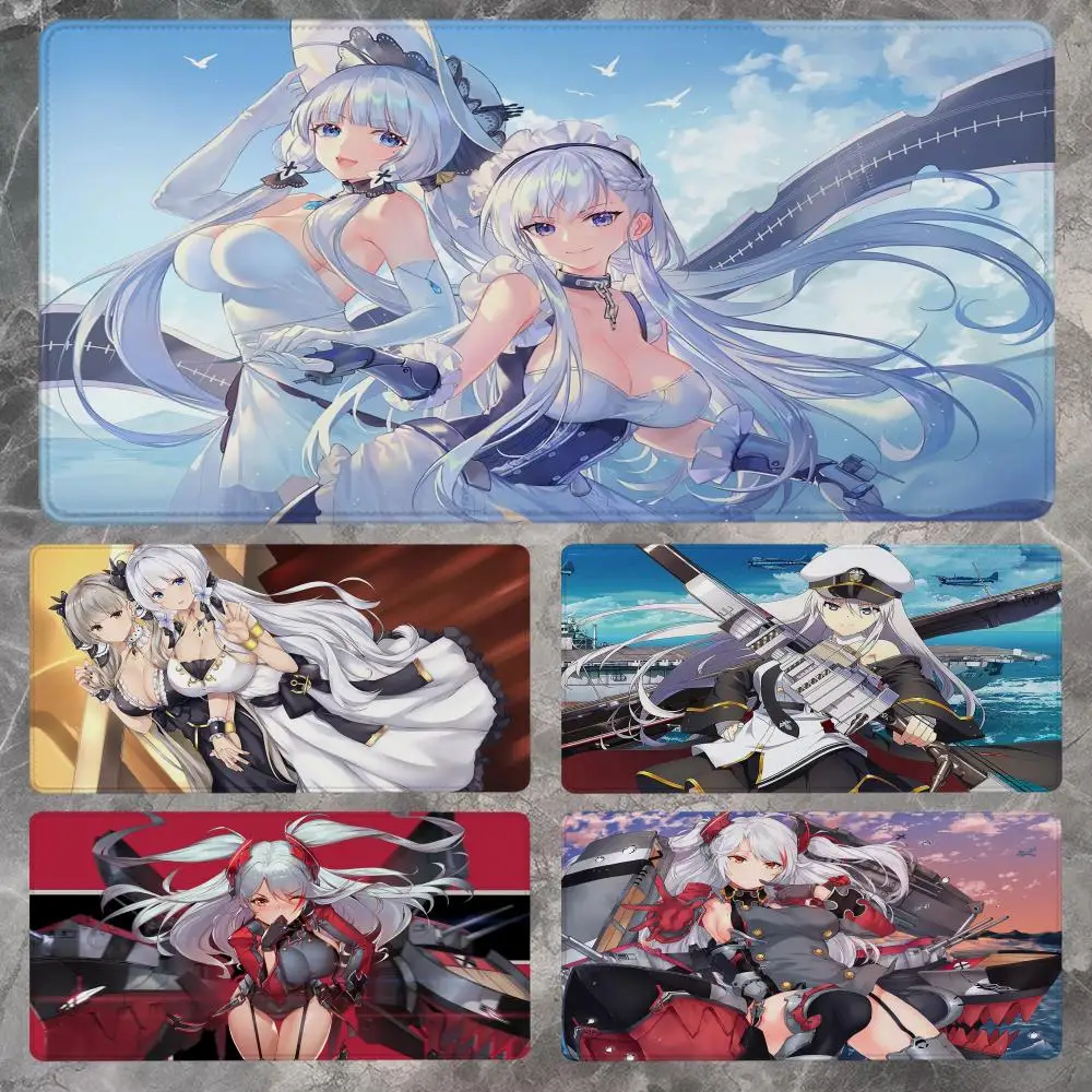 

Azur Lane Mouse Pad 90x40CM Non-slip Gaming Mousepad Gamer E-Sports Mouse Mat Game Mechanical Keyboard XXL Desk Mat