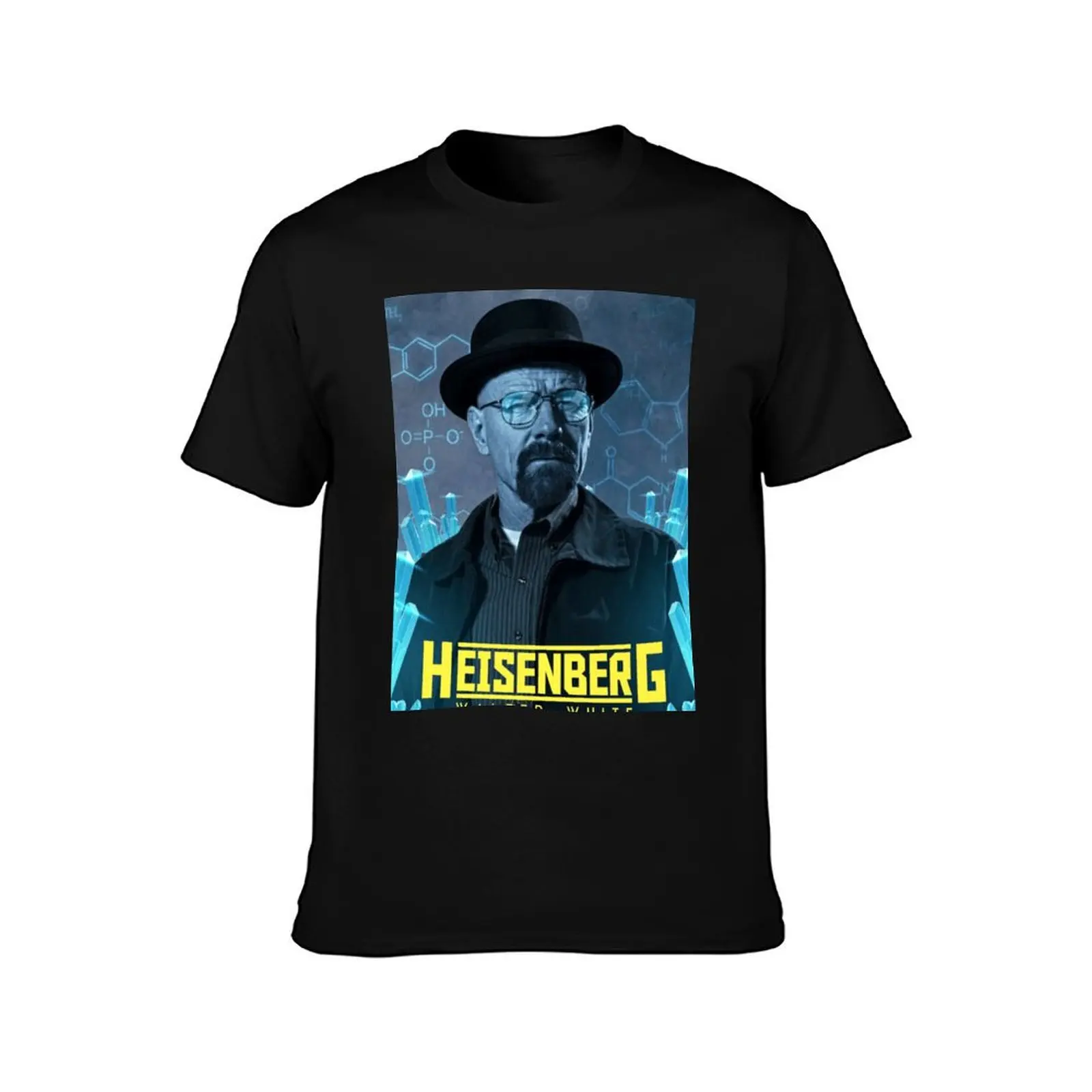 Walter White Blue Crystal T-Shirt High Elasticity Sports Tee Shirt T-Shirt