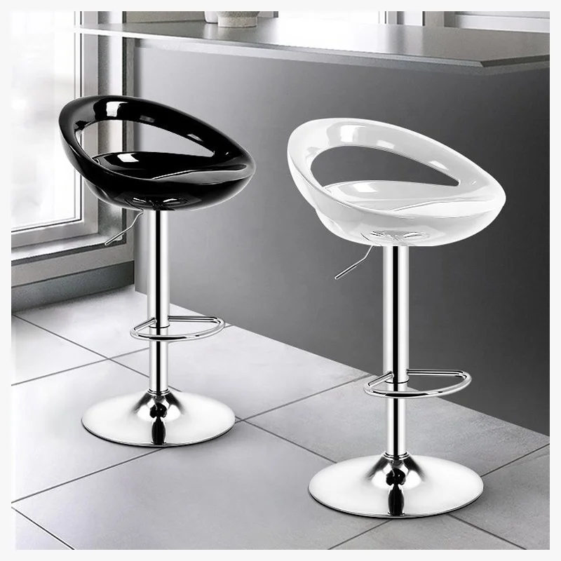 

Modern Bar Furniture Pu Bar Chairs Luxury Home Foreground Backrest High Stool Industrial Bar Chairs