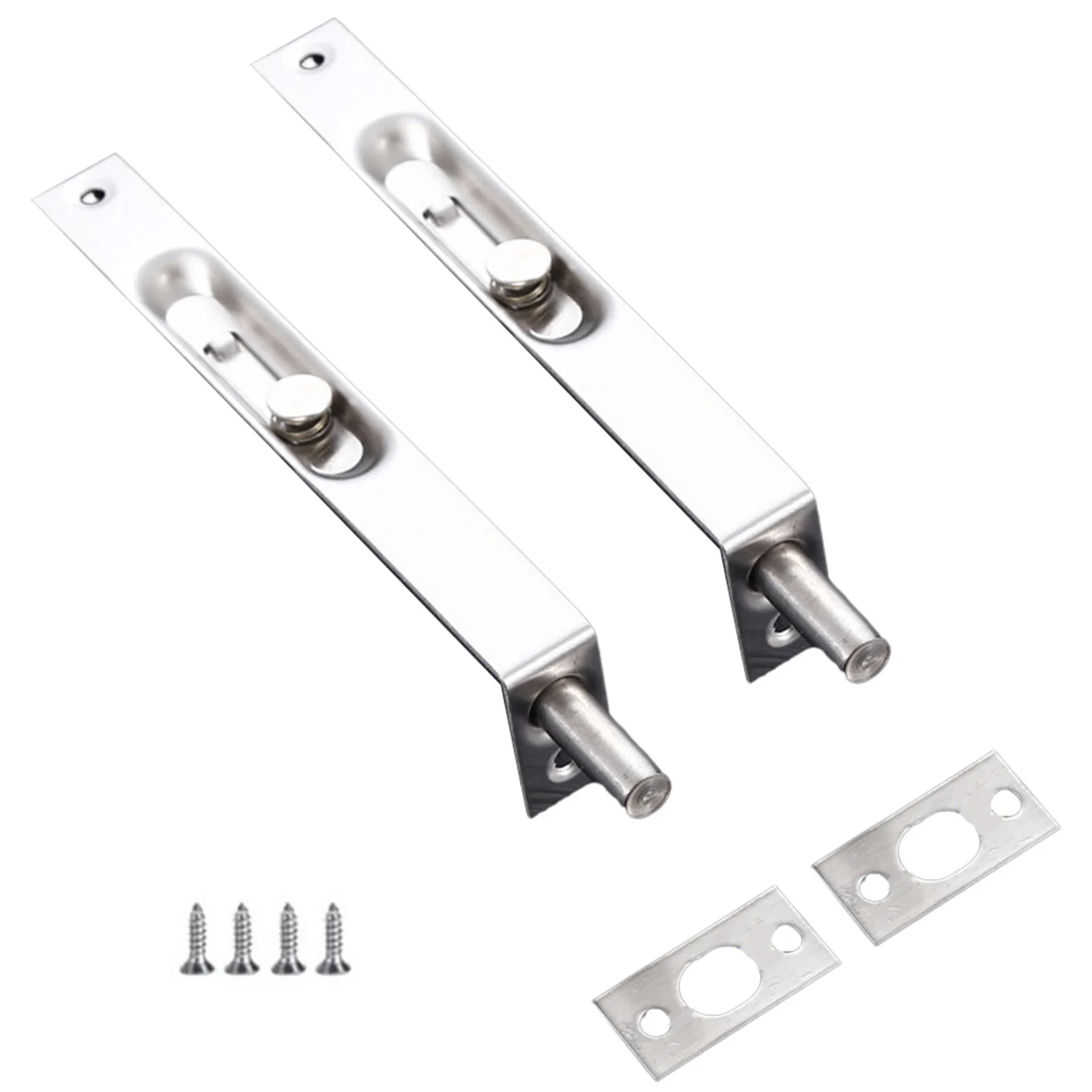 Concealed Door Bolt Door Flush Bolt 6 Inch Anti Theft Bolt Latch Door Bolt Garden Gate Hardware Shed Sliding Door