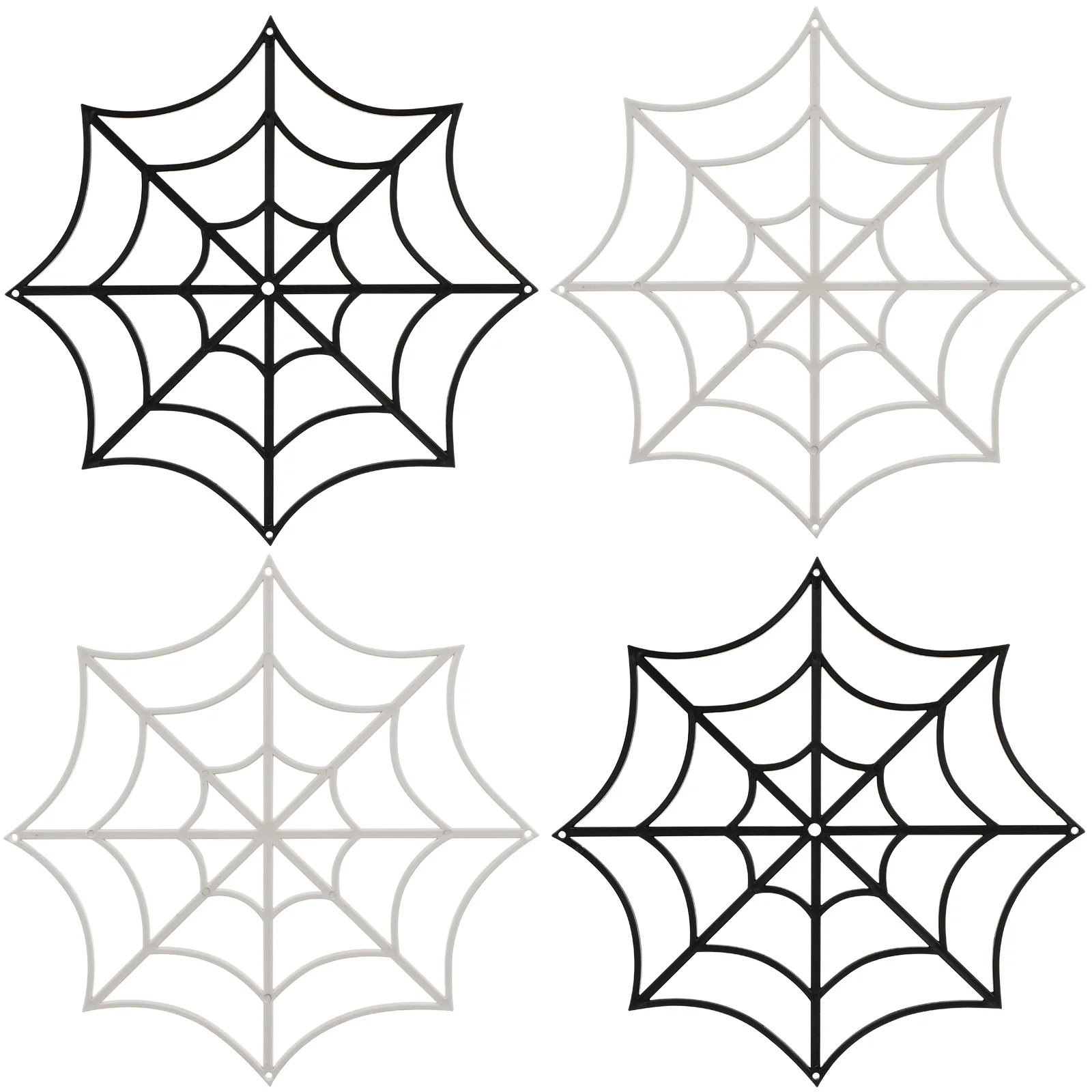 12pcs Spider Web Decor Halloween Cobwebs Plastic Webs For Party Decorations Garden Prank Fun Fake Novelty Gag