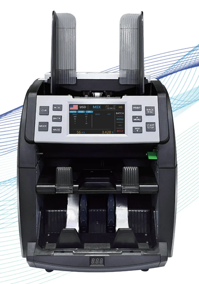 S Dollar Pound Other Currencies Vertical 6070 Pro Multinational Currency Detector Foreign Currency Counter for U