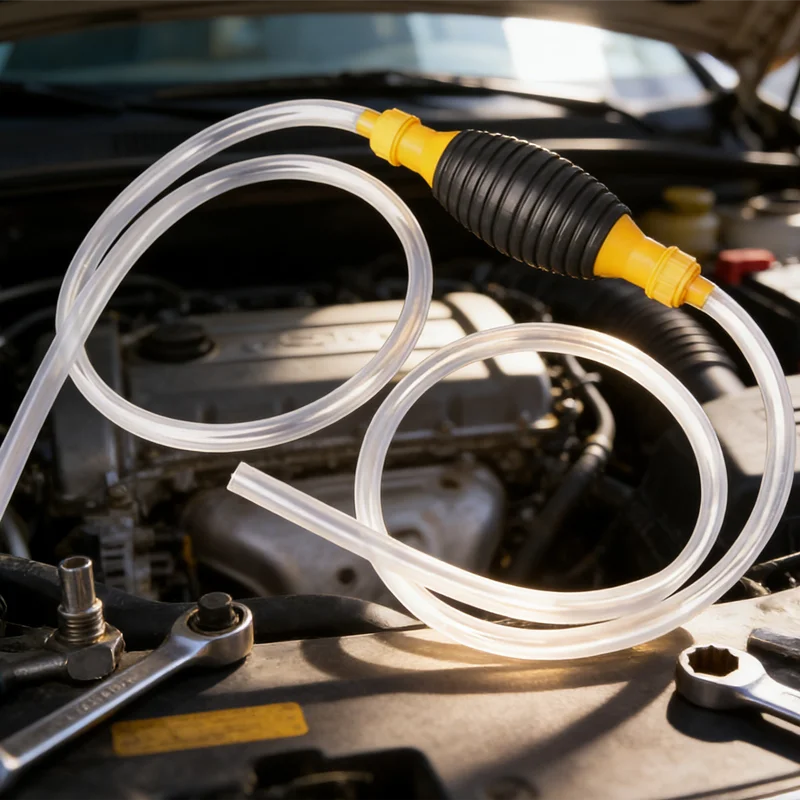 Manual Car Fuel Tank Sucker Oil Transfer Pump Petrol Diesel Liquid Fuel Saver Fuel Extractor Car Accessories Tool