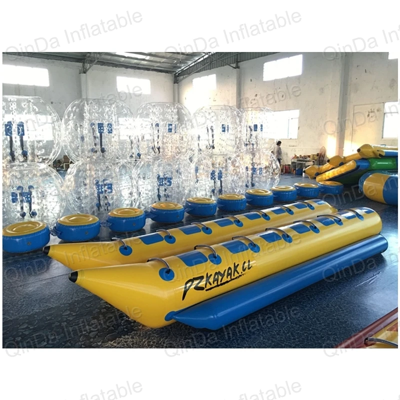 Amazing Good Price Inflatable Towable Banana Boat / 7+7 Seats Small Fishing Inflatable Boat