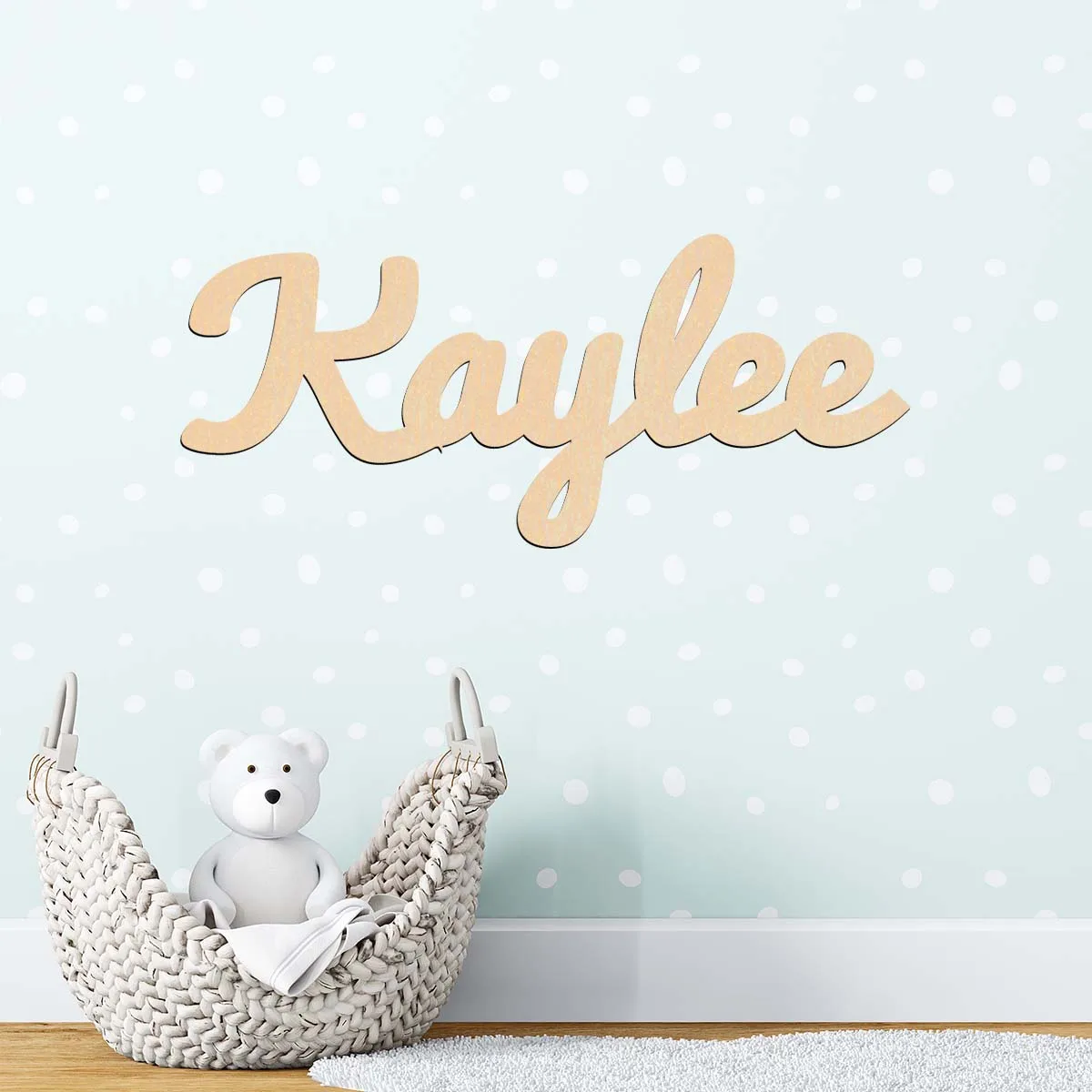 1 cute personalized custom solid wood name tag Personalized letters or names Customizable lover's name, copywriting, entrance d