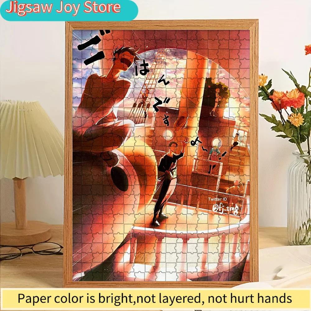 

Аниме-пазл «Корабль «Тысяча Солнц»» из серии «One Piece», с изображением теплого заката, креативный подарок для любителей аниме, украшение для дома.