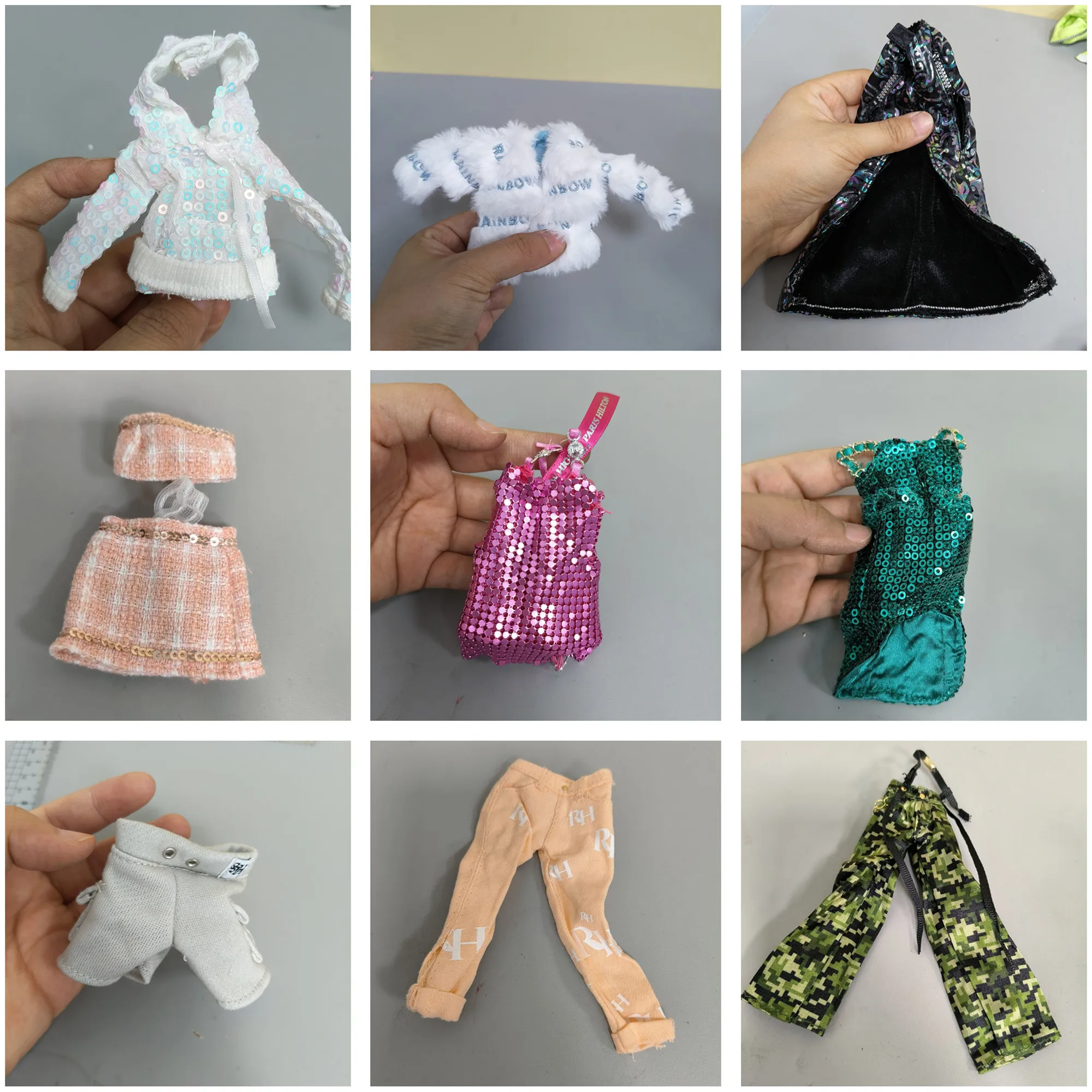 many kinds of clothes pants tops coat skirt shorts for Rainbow High doll 1/6 doll ob 22 fashion cool doll