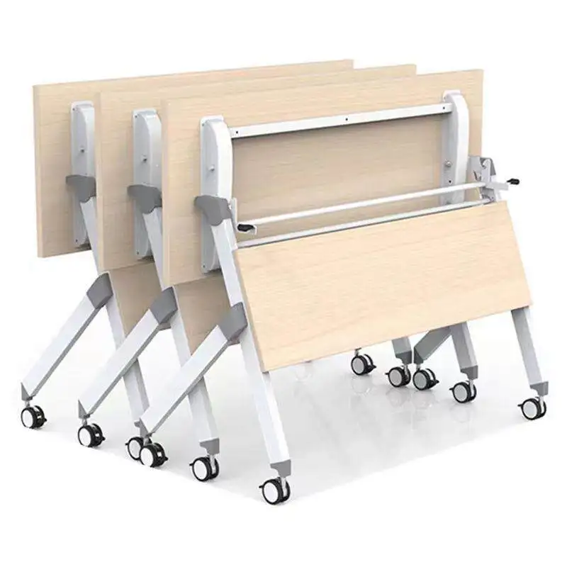 Folding training table Conference table and chair combination Movable splicing Multifunctional office tutoring class Long strip
