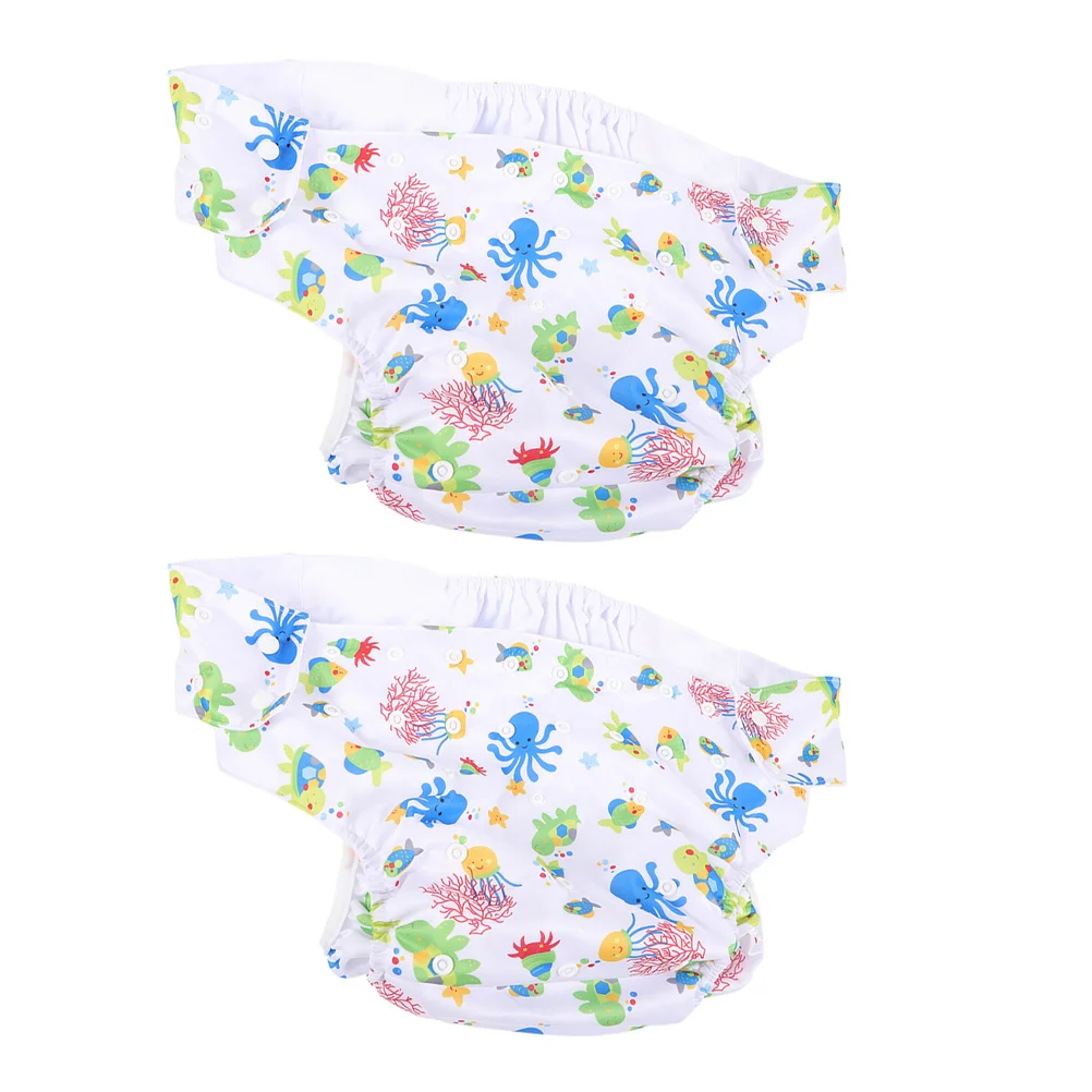 2 قطعة حفاضات القماش الكبار قابلة لإعادة الاستخدام كبيرة قابل للغسل سلس البول السراويل تنفس قابل للتعديل المفاجئة مانعة للتسرب للنساء المسنات