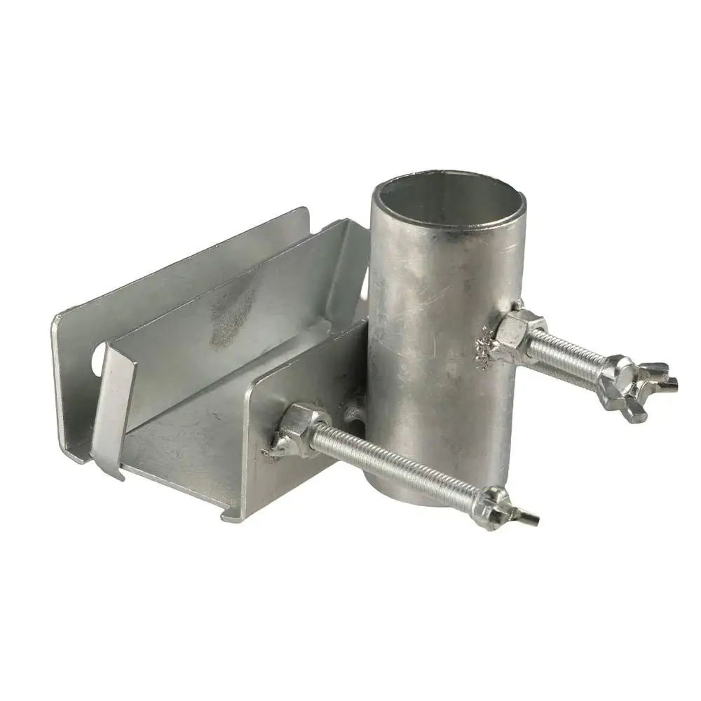 Soporte de abrazadera de paraguas ajustable, antioxidante, fácil de instalar, montaje de paraguas de cubierta, Clip de fijación de sombrilla estable a prueba de golpes para exteriores