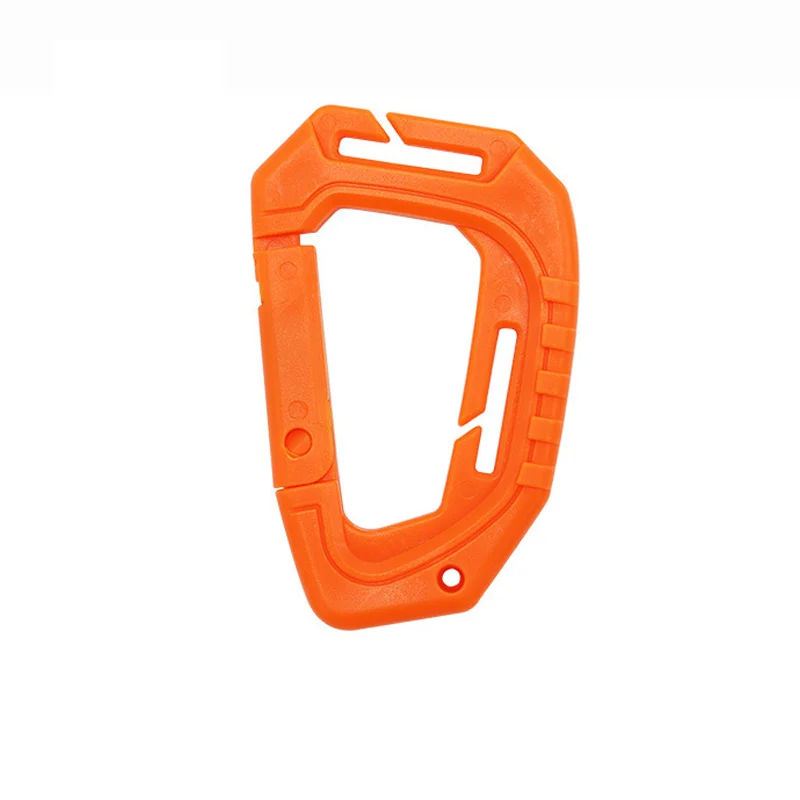 

4-8 Pcs D Shape 200LB Plastic Snap Clip Carabiner Mountaineering Buckle Outdoor Hanging Keychain Hook Climbing Accessories ryx