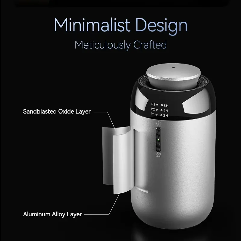 NAMSTE Portable Car Aroma Diffuser USB Powered 10ml Capacity Smart Timing Air Freshener Home Auto Battery Oil Scent Machine view 3