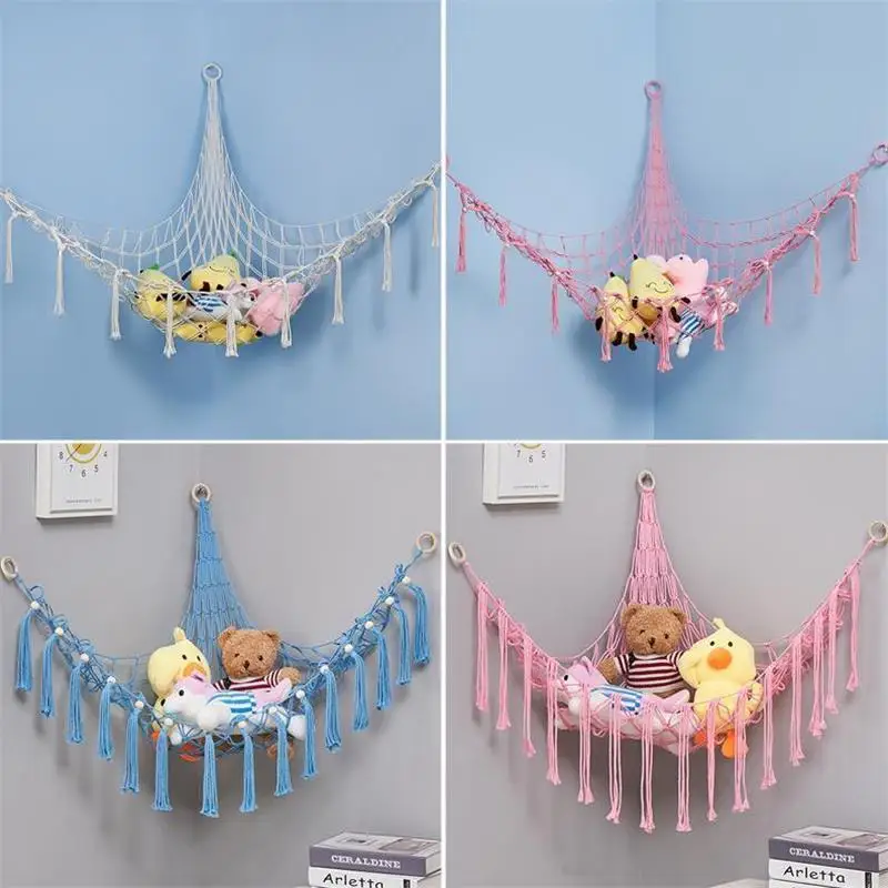 Princess Knitting Doll Storage String Bag Children's Bedroom Doll Swing Muppet Hammock Living Room Bedroom Home Wall Decoration