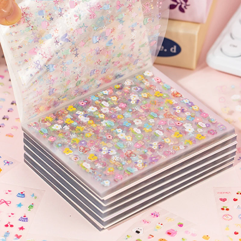 Mr Paper,kawaii Mini Deco Sticker Book scrapbooking stickers stickers aesthetic cheap stationery supplies  journaling stationery